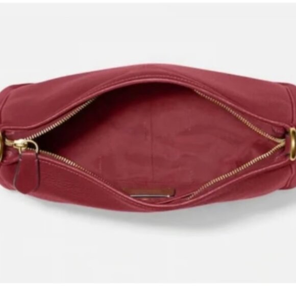 Coach Cary Shoulder Bag. Like new. Rare color - Red. - Picture 11 of 14